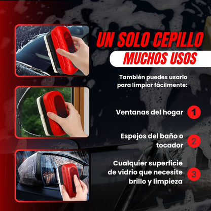 CEPILLO LIMPIADOR DE VIDRIOS + LIQUIDO